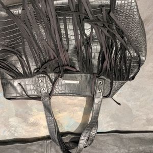 Nine West handbag with leather fringe